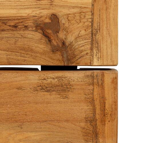Barbord massivt genanvendt teaktræ 150 x 70 x 106 cm