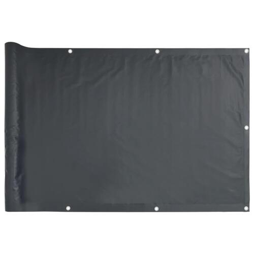 Altanafskærmning 75x300 cm oxfordstof antracitgrå