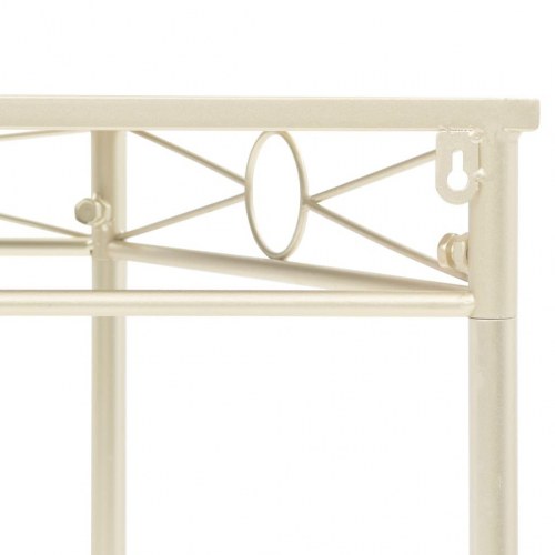 Sidebord i vintagestil - metal, guldfarvet, 87 × 34 × 73 cm