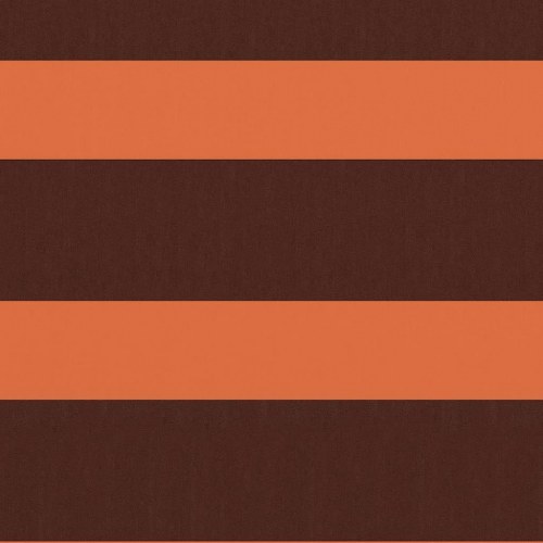 Altanafskærmning 90×400 cm i oxfordstof - orange/brun