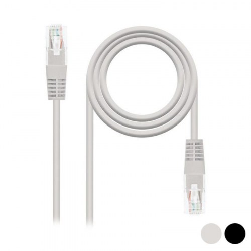 Kategori 5 UTP kabel NANOCABLE 10.20.01 - Grå - 1 m