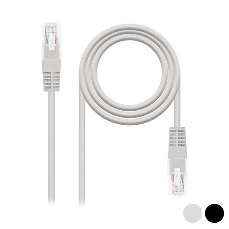 Kategori 5 UTP kabel NANOCABLE 10.20.01 - Grå - 1 m