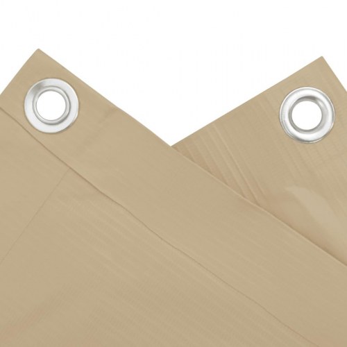 Altanafskærmning i oxfordstof 120 × 600 cm - beige