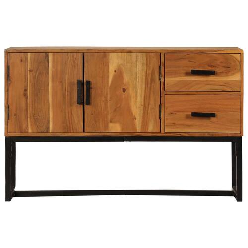 Skænk 110x30x70 cm massivt akacietræ brun