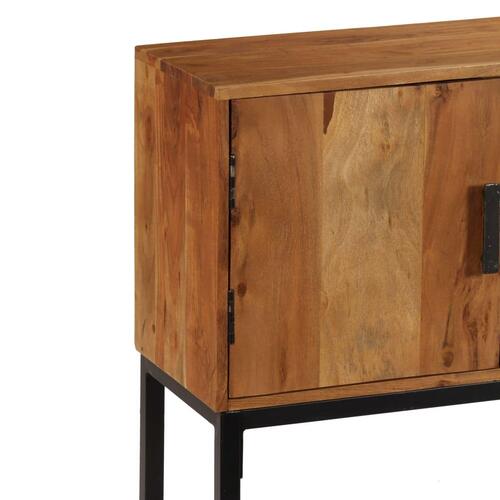 Skænk 110x30x70 cm massivt akacietræ brun