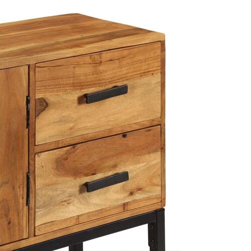 Skænk 110x30x70 cm massivt akacietræ brun