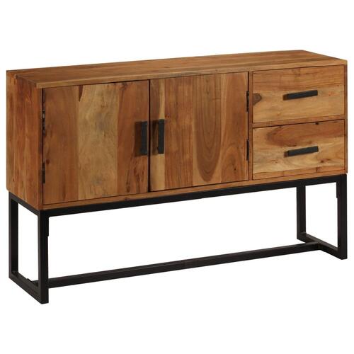 Skænk 110x30x70 cm massivt akacietræ brun