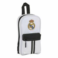 Penalhus rygsæk Real Madrid C.F. M847 Hvid Sort 12 x 23 x 5 cm