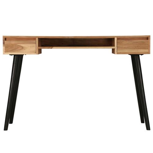 Skrivebord massivt akacietræ 118 x 45 x 76 cm