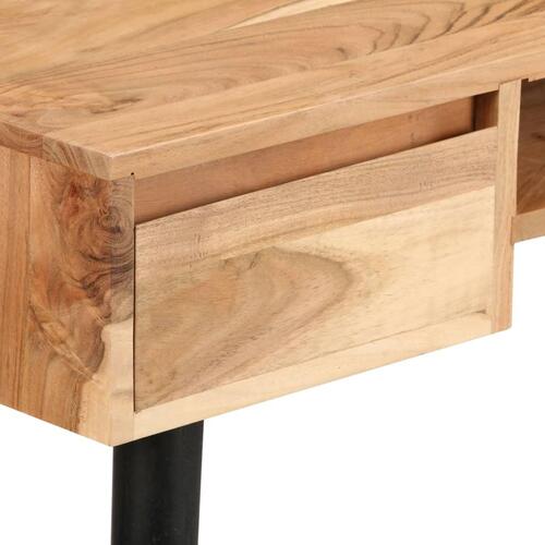 Skrivebord massivt akacietræ 118 x 45 x 76 cm