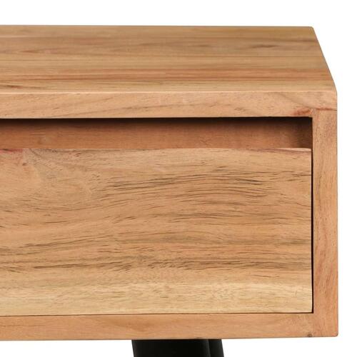 Skrivebord massivt akacietræ 118 x 45 x 76 cm