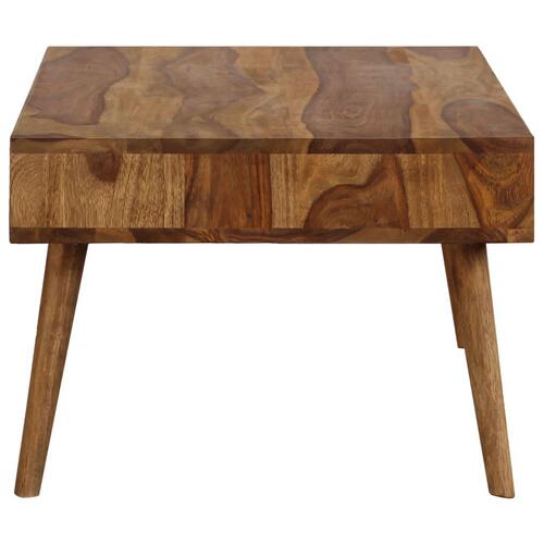 Sofabord 110 x 50 x 35 cm massivt akacietræ