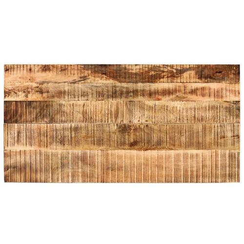 Traktor-barbord i massivt mangotræ rød 60 x 120 x 107 cm