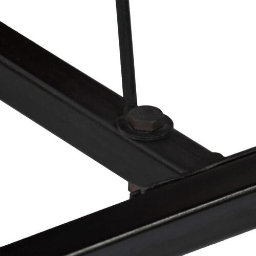 Traktor-barbord i massivt mangotræ rød 60 x 120 x 107 cm