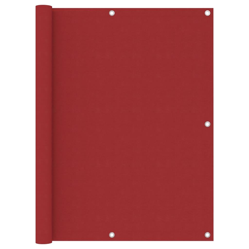 altanafskærmning 120x600 cm oxfordstof rød