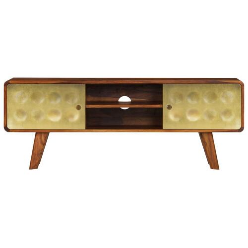 Tv-skab massivt akacietræ 120 x 30 x 45 cm