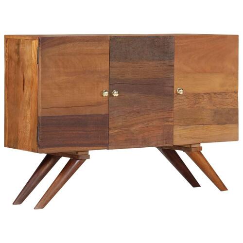 Skænk 110x30x75 cm massivt genbrugstræ brun