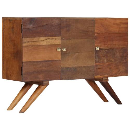 Skænk 110x30x75 cm massivt genbrugstræ brun