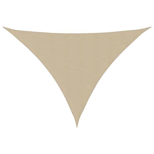 Solsejl 3x4x5 m trekantet oxfordstof beige