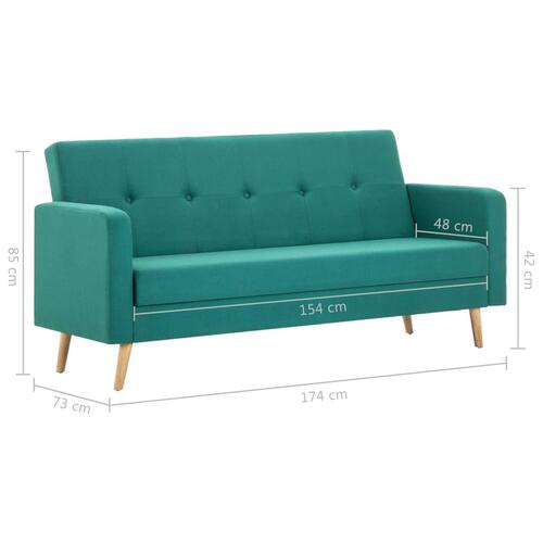 Sofa stof grøn