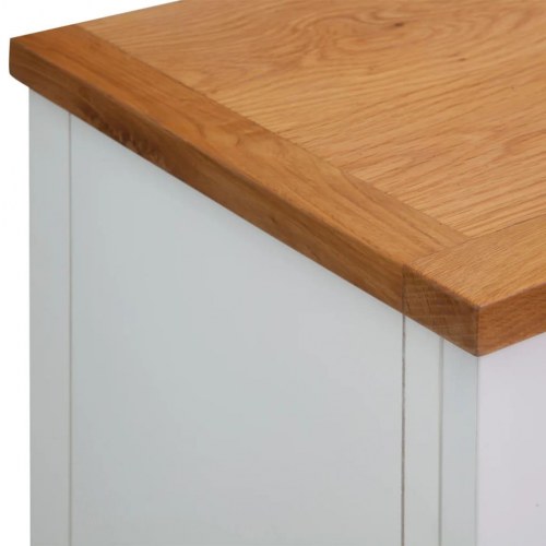 Skænk 90x33,5x83 cm massivt egetræ