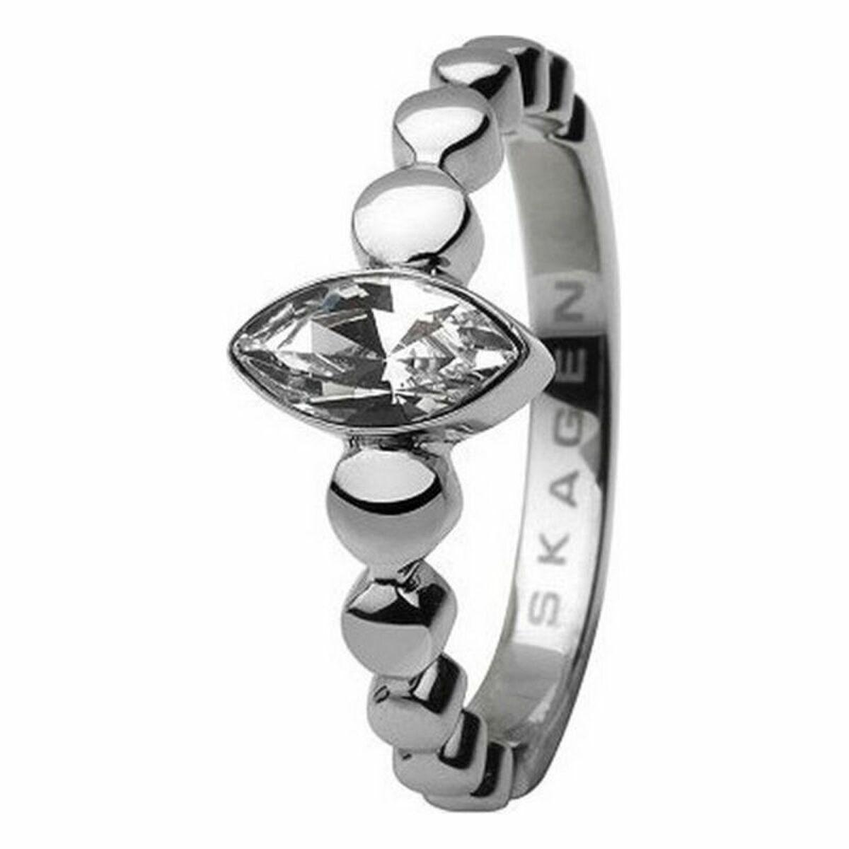 Skagen dame-ring JRSS005SS - sølvfarvet, str. 18