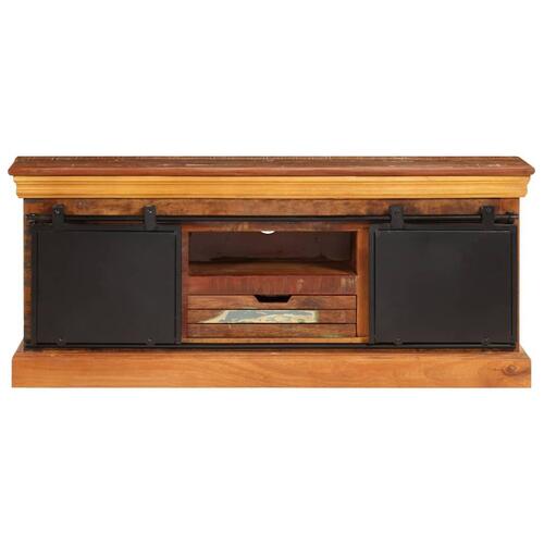 Tv-skab 110x30x45 cm massivt genbrugstræ