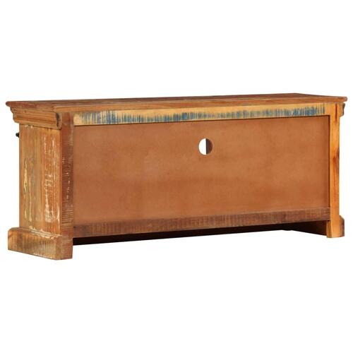 Tv-skab 110x30x45 cm massivt genbrugstræ