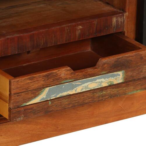 Tv-skab 110x30x45 cm massivt genbrugstræ