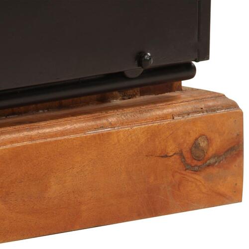 Tv-skab 110x30x45 cm massivt genbrugstræ