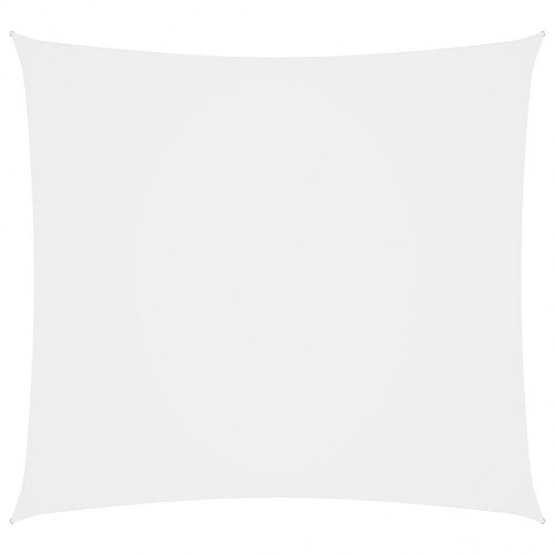 Solsejl 3,6x3,6 m oxfordstof firkantet hvid