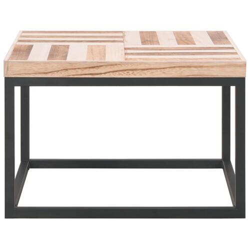 Sofabord 50 x 50 x 33,5 cm massivt træ