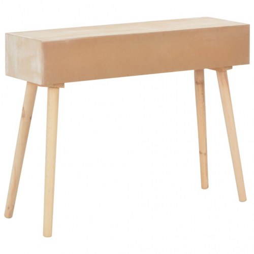 Konsolbord med 3 skuffer 100 x 30 x 73 cm massivt fyrretræ