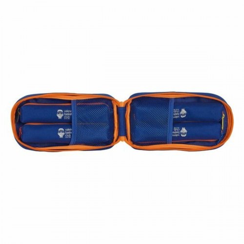 Penalhus rygsæk Valencia Basket M847 - blå/orange 12 × 23 × 5 cm