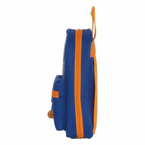 Penalhus-rygsæk Valencia Basket M747 - Blå/Orange, 12 × 23 × 5 cm, 33 dele
