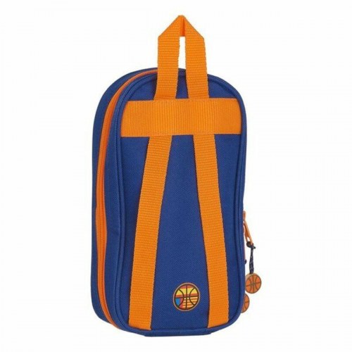 Penalhus-rygsæk Valencia Basket M747 - Blå/Orange, 12 × 23 × 5 cm, 33 dele