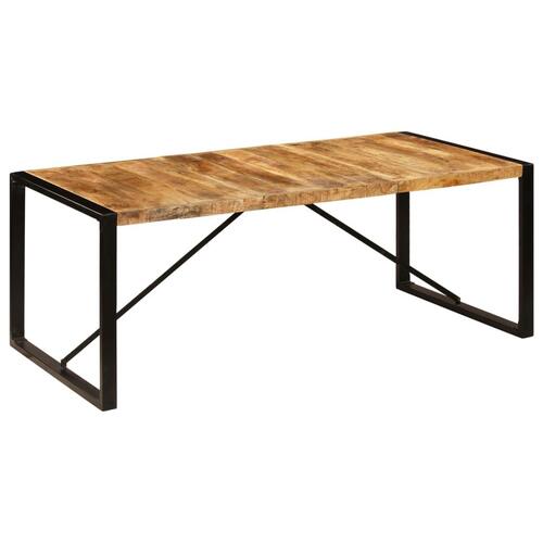 Spisebord 200 x 100 x 75 cm massivt mangotræ