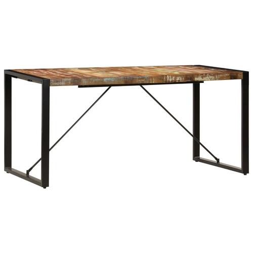 Spisebord 160x80x75 cm massivt genbrugstræ