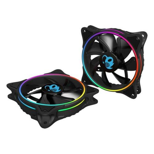 Boxventilator CoolBox DEEP Iris Ø 12 cm 1100 rpm RGB Ø 12 cm