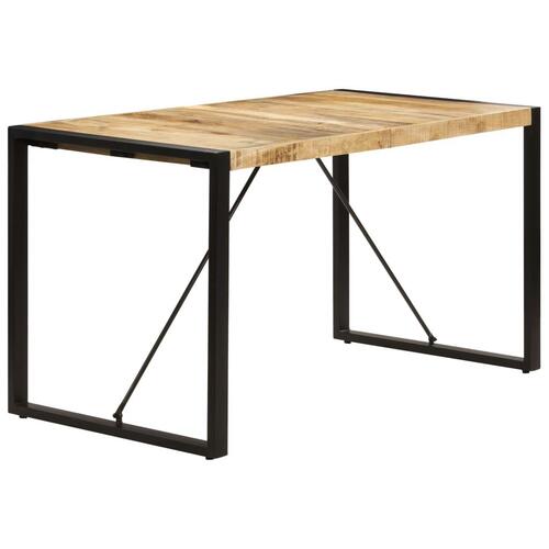 Spisebord 140 x 70 x 75 cm massivt mangotræ
