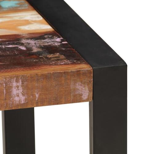 Sofabord 120x60x40 cm massivt genbrugstræ