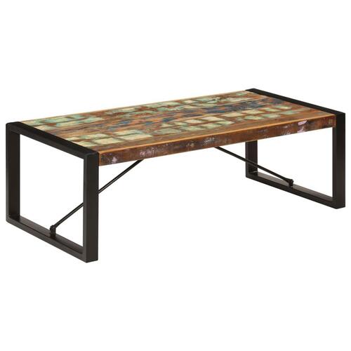 Sofabord 120x60x40 cm massivt genbrugstræ