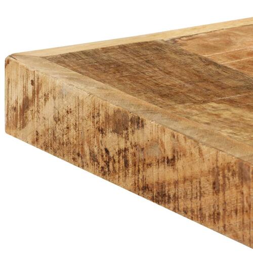 Spisebord 160 x 80 x 75 cm massivt ru mangotræ