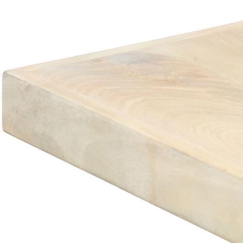Spisebord 140 x 70 x 75 cm massivt afbleget mangotræ
