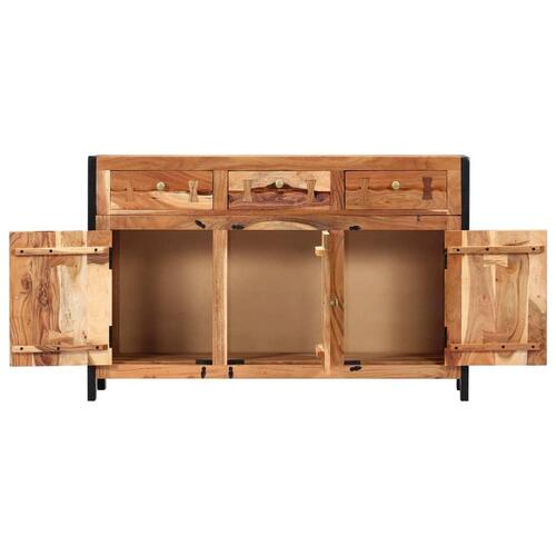Skænk 120x35x75 cm massivt akacietræ