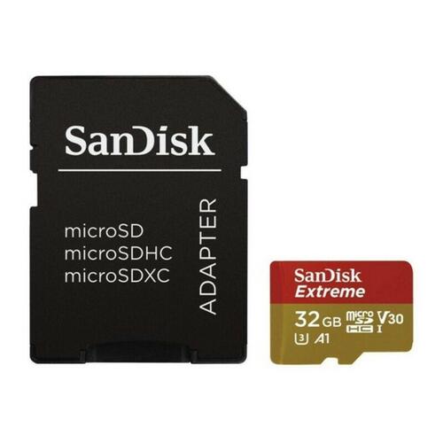 Mikro-SD-hukommelseskort med adapter SanDisk SDSQXA1-GN6AA C10 160 MB/s 32 GB