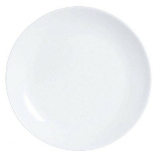 Luminarc Diwali assietter 6 stk - hvidt glas, Ø 19 cm