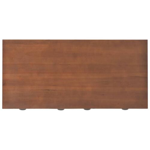 Skrivebord med 3 skuffer 110 x 50 x 78 cm massivt grantræ