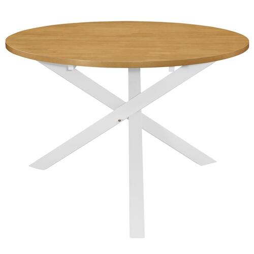 Spisebord 120 x 75 cm MDF hvid