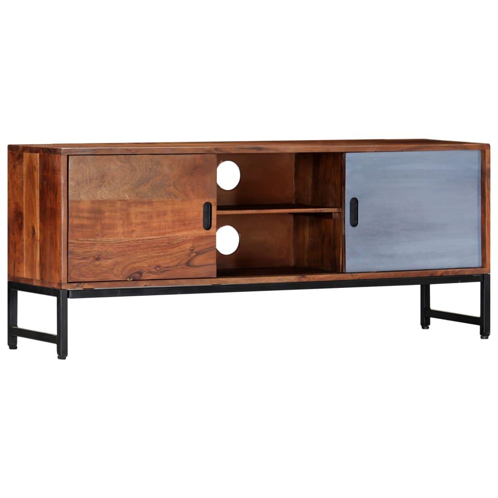 Tv-bord 120x30x49 cm massivt akacietræ
